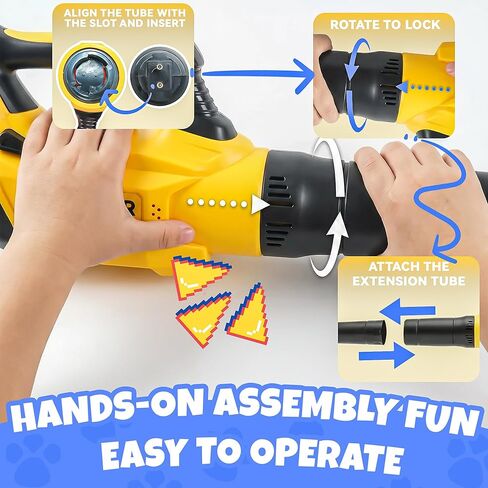 Toy Choi's Toy Leaf Blower for Kids - Kids Leaf Blower that Really Works with Tool Set, Pretend Play Series Educational Outdoor Gardening Kit for Boys & Girls Age 3-5 4-7 in Kuwait