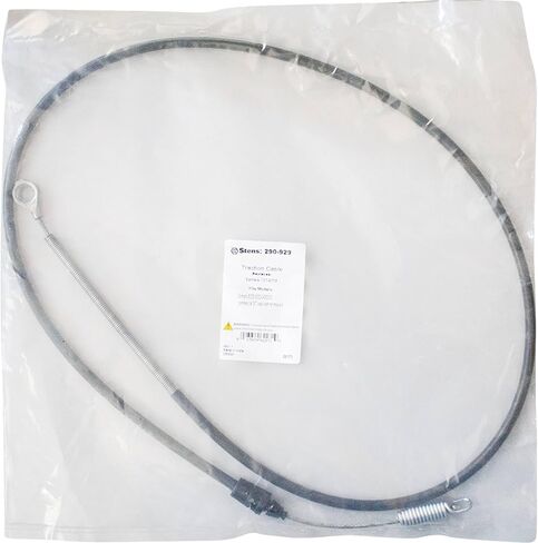 كابل جر Stens 290-929 متوافق مع/بديل لـ Exmark ECS180CKA30000 Commercial 30 بوصة خلف جزازات المشي 137-4758 زنبرك على طرف واحد، ثقوب على أطراف الكابل الأخرى، طول 55 1/8 بوصة in Kuwait