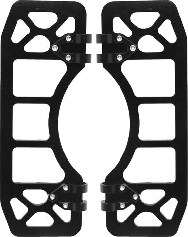 Anti-Slip Pierced Front Driver FloorBoards Footpegs Footboard for Harley Touring Road Glide Street Glide Electra Glide 1986-2025, Softail 1986-2017 & Trike Tri Glide 2008-2025 in Kuwait