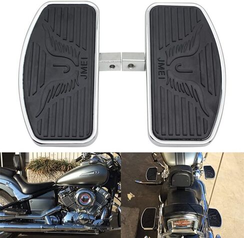 Front Rider Footboards Floorboards Fit for Yamaha V Star 400 650 XVS400 XVS650 / for Honda Magna VT250 VF250 in Kuwait