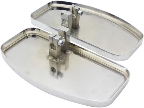 Front Rider Footboards Floorboards Fit for Yamaha V Star 400 650 XVS400 XVS650 / for Honda Magna VT250 VF250 in Kuwait