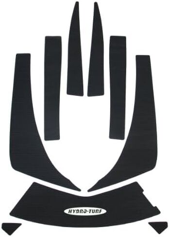Hydro-Turf Jet ski mats for Kawasaki Ultra LX, 250, 260, 300, 310 Jet Ski 2007-2020 (Black on Blue Cut Diamond) in Saudi Arabia