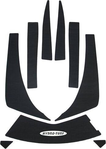 Hydro-Turf Jet ski mats for Kawasaki Ultra LX, 250, 260, 300, 310 Jet Ski 2007-2020 (Black on Blue Cut Diamond) in Saudi Arabia