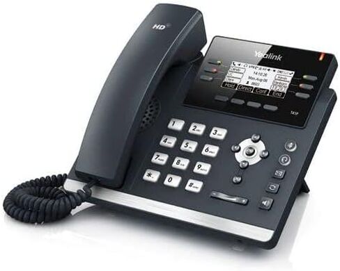 Yealink Ultra-Elegant IP Phone SIP-T41P PoE, Power Supply Not Included in Kuwait