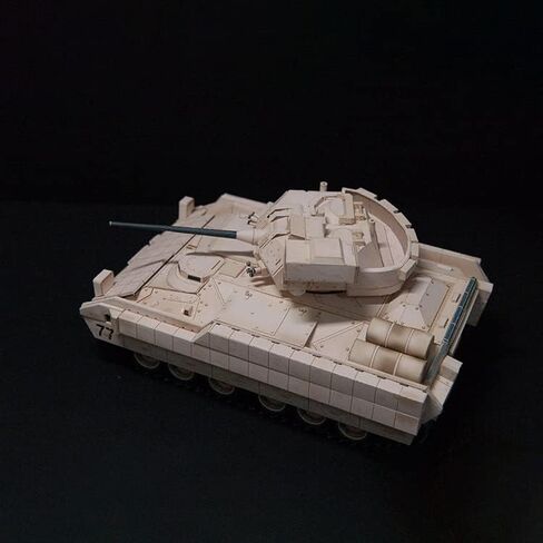 1/43 مقياس ورقي M2 برادلي مشاة القتال نموذج مركبة محاكاة نموذج مركبة القتال العسكرية (مجموعة غير مجمعة) in Kuwait