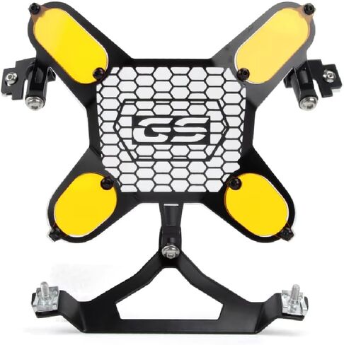 For R1300GS R1250GS R1200GS motorcycle headlight protector headlight protective mesh decorative cover R 1300 GS R1200GS 2023-2024 2025 (Yellow) in Saudi Arabia