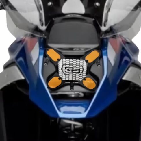 For R1300GS R1250GS R1200GS motorcycle headlight protector headlight protective mesh decorative cover R 1300 GS R1200GS 2023-2024 2025 (Yellow) in Saudi Arabia