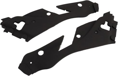 Upper Headlight Protective Cover, Pair of Replacement with ABS Material for C Class W204 C300 C350 2008 2012 in Kuwait