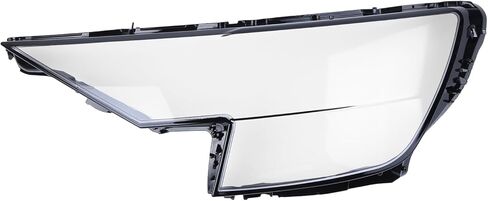 Headlight Lamp Lens Cover Front Left Driver Side Compatible with Audi Q8 SQ8 2019-2023, Headlamp Shell Clear Lens Headlight Cover Frame Head Light Accessory in Kuwait