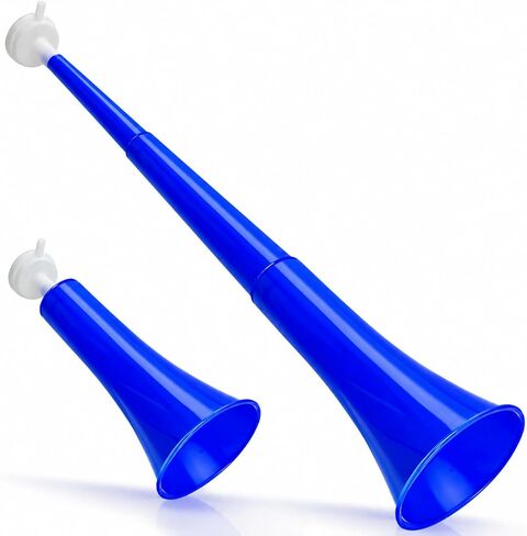 Vuvuzela, Foldable Stadium Horn, Loud Noise Maker, Cheer Horn for Soccer Games Sports Events Graduation Parties Birthday Parties, Red 23 Inch 1Pcs in Saudi Arabia