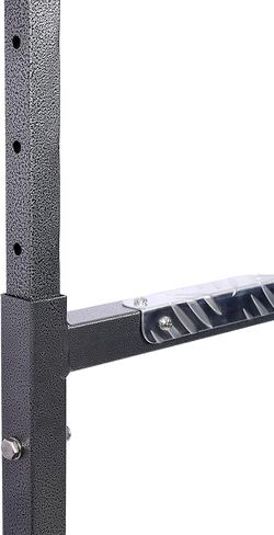 Pickup Truck Tailgate Ladder, Universal Fit, Stainless Steel Self-Drilling Hex Screws for Easy Install, Aluminum Step Grip Plates & Sturdy Rubber Feet, Extends to 42.5" in Kuwait