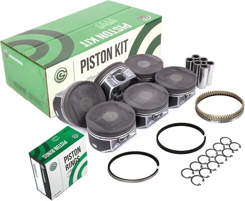 Evergreen SA-5494186202-0 Pistons with Rings Compatible With/For 05-12 Nissan Xterra Frontier Suzuki 4.0 DOHC VQ40DE in Kuwait