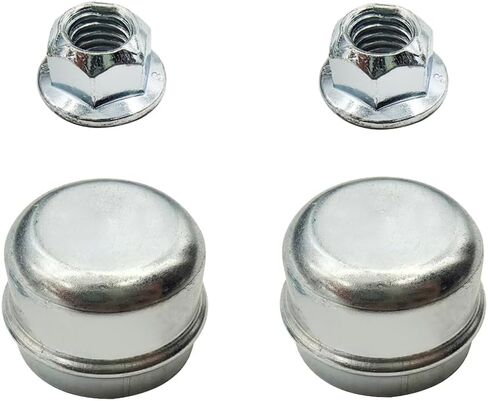 Pair Front Axle Nut Dust Grease Cap For Ford Expedition 2006-2022 For Ford F-150 2004-2023 For Ford Lobo 2004-2023 For Lincoln Navigator 2006-2022 615820 9L1Z1131A in Kuwait