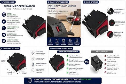 Replacement of Rexair E2 Switch #R8205 in Kuwait