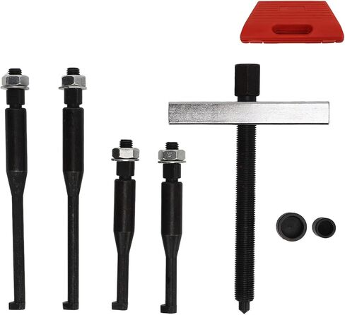 Car Steering Wheel Puller, Universal Automotive Steering Wheel Puller, Vehicle Lock Plate Removal Tool Kit with Storage Box, Ideal for Car Repair in Kuwait