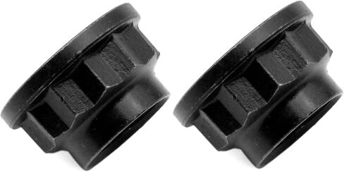 2Pcs M22x1.5 Front Axle Shaft Nuts 90177-22001 Compatible For Toyota Camry Corolla Highlander LandCruiser RAV4 Yaris Prius For Lexus ES300 ES350 GS350 GS450h GX460 RX330 RX350 RX400h RX450h in Kuwait