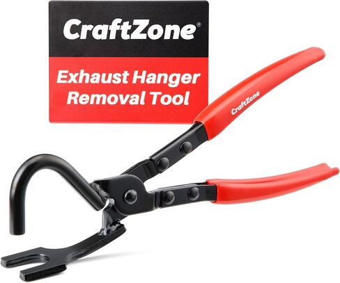 Exhaust Hanger Removal Tool Pliers Heavy Duty Carbon Steel with Narrow Offset Jaw for Tight Spaces 12 Inch Length for Car Truck and Auto Repair DIY Use in Kuwait
