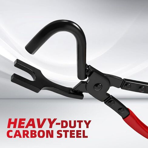 Exhaust Hanger Removal Tool Pliers Heavy Duty Carbon Steel with Narrow Offset Jaw for Tight Spaces 12 Inch Length for Car Truck and Auto Repair DIY Use in Kuwait