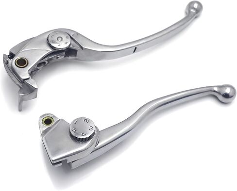 HongK- عتلات فرامل أمامية سوداء للدراجات النارية متوافقة مع 2019-2024 Ninja ZX-6R مجموعات رافعة يدوية كلاسيكية من الألومنيوم ZX6R زوج رائع in Kuwait