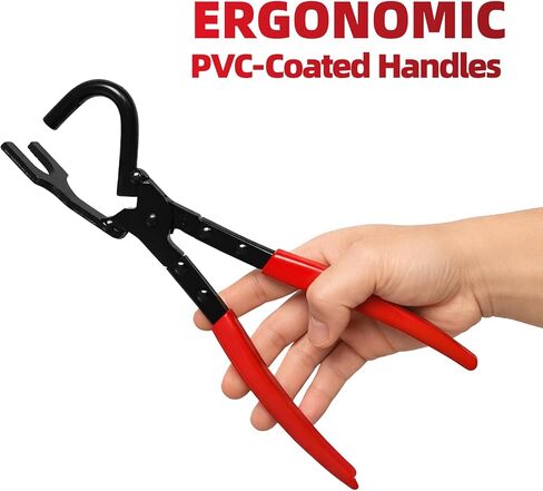 Exhaust Hanger Removal Tool Pliers Heavy Duty Carbon Steel with Narrow Offset Jaw for Tight Spaces 12 Inch Length for Car Truck and Auto Repair DIY Use in Kuwait