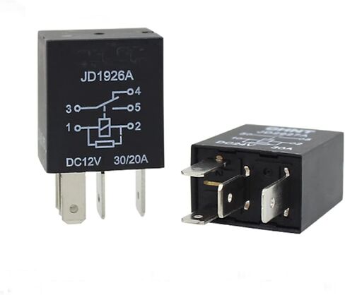السيارات التتابع سيارة 12v 30a Spst 4pin 5pin 12V 24V 30A تحويل المصابيح الأمامية للماء مع أضواء النهار الجري in Kuwait