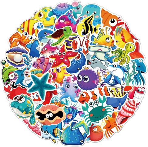 50Pcs Watercolor Bee Stickers Pack, Waterproof Vinyl Honey Decals for Water Bottle Laptop Suitcase Skateboard Scrapbook Journal, Cute Insect Labels for Kids Teens Girls DIY Decor Party Gift Supplies in Saudi Arabia