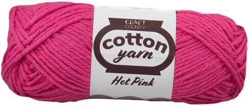 Craft County 100% Cotton Yarn - Kohl Black - Single in Kuwait