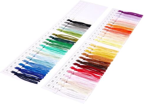 And-et DuraTuft Yarn Color Swatch – 45 Color Essentials for Tufting, Rug Making, Crochet, Weaving & Knitting – 100% B.C.F. Nylon Sample Pack in Kuwait