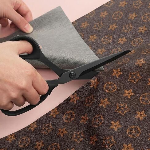 Black Sewing Scissors - 10" Sharp Stainless Steel Fabric Shears, Anti-Rust & Comfort Grip for Crafting, Dressmaking, Leather, Yarn and DIY in Kuwait