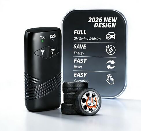 TPMS Reset Tool w/Battery for GM and Ford Series Vehicles, 2IN1 Super-50448 Tire Sensor Reset Tool, EL50448+EL50449 Tpms Relearn Tool for Chevrolet GMC Buick Cadillac Hummer Ford Lincoln Mercury in Saudi Arabia