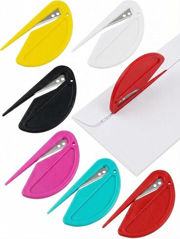 6-Pack Letter openers with Safety Blade, Envelope Opener for Office, Home & Postal Use, Neatly Opens Mail Without Damage in Kuwait