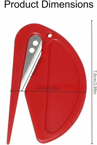 6-Pack Letter openers with Safety Blade, Envelope Opener for Office, Home & Postal Use, Neatly Opens Mail Without Damage in Kuwait