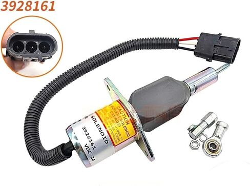 4BT 6BT 6CT 6LT مفتاح صمام الملف اللولبي للمحرك Flameout 3928161، 24V DC - جزء بديل لنظام وقود الماكينة الأرضية in Kuwait