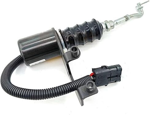 YC4A YC4B YC6J Engine Flameout Solenoid Valve Oil Cut-off Switch A9JG2-1115100B, 24V DC - Replacement Part for Loader Excavator Fuel System in Kuwait
