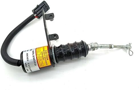 YC4A YC4B YC6J Engine Flameout Solenoid Valve Oil Cut-off Switch A9JG2-1115100B, 24V DC - Replacement Part for Loader Excavator Fuel System in Kuwait