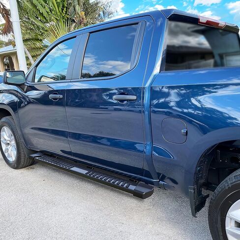 YITAMOTOR لوحات تشغيل كابينة الطاقم مقاس 6 بوصات متوافقة مع 2009-2018 RAM 1500، 2010-2026 RAM 2500/3500، 2019-2024 RAM 1500 Classic، خطوات جانبية سوداء مزخرفة قضبان نيرف in Kuwait