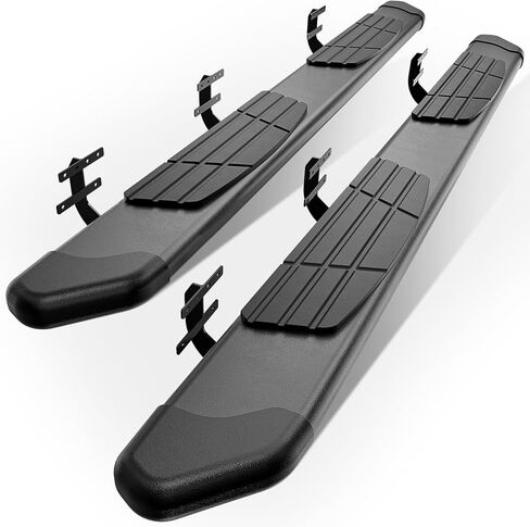 YZONA Running Boards Compatible with 2009-2018 RAM 1500, 2010-2026 RAM 2500 3500, 2019-2024 RAM 1500 Classic, Crew Cab Only - Side Step Rails Black Aluminum Alloy Nerf Bars in Saudi Arabia