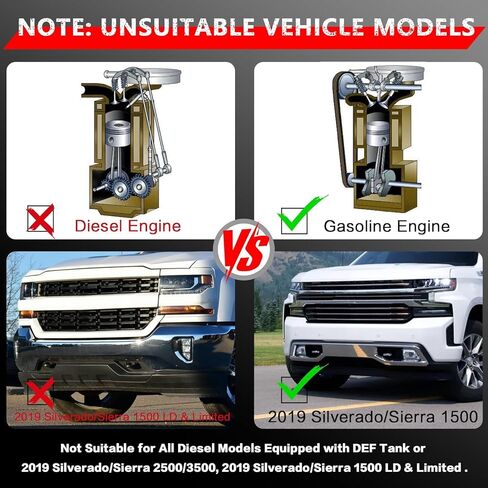 لوحات تشغيل مقاس 6 بوصات متوافقة مع Crew Cab 2019-2026 Chevy Silverado/GMC Sierra 1500,2020-2026 2500 3500HD 4 أبواب كاملة الحجم محرك ألومنيوم أسود مسحوق Nerf قضبان جانبية 8 أقواس in Kuwait