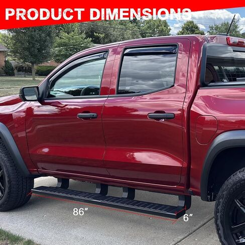 لوحات تشغيل مقاس 6 بوصات متوافقة مع Crew Cab 2019-2026 Chevy Silverado/GMC Sierra 1500,2020-2026 2500 3500HD 4 أبواب كاملة الحجم محرك ألومنيوم أسود مسحوق Nerf قضبان جانبية 8 أقواس in Kuwait
