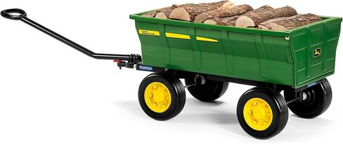 Peg Perego John Deere Farm Wagon, Extra Large Accessory for 12 Volt John Deere Tractors, Green in Kuwait