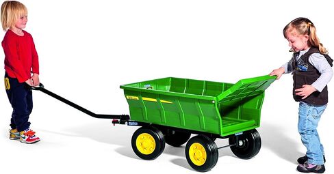 Peg Perego John Deere Farm Wagon, Extra Large Accessory for 12 Volt John Deere Tractors, Green in Kuwait
