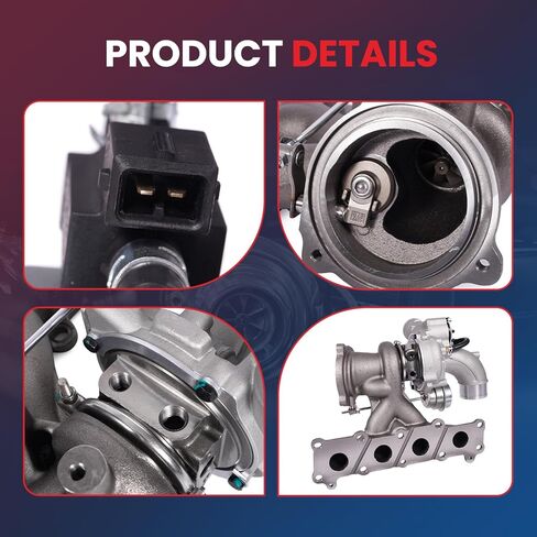 MOCA K03 Turbo Turbocharger Fit for Jaguar 2017-2018 XE 2.0L, 2013-2015 XF 2.0L, for Land Rover 2012-2013 Range Rover Evoque 2.0L, 2013-2015 LR2 2.0L, GAS ONLY in Kuwait