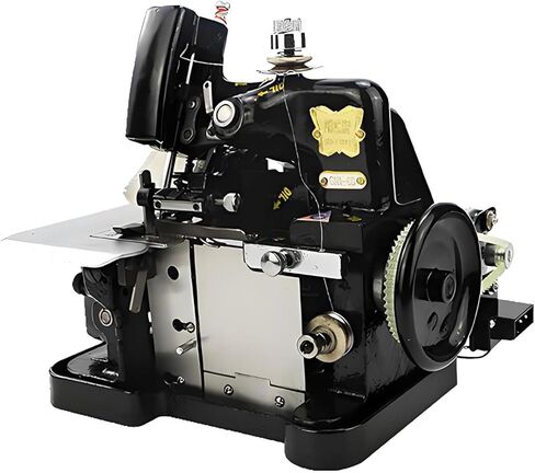 Industrial Overlock & Sewing Machine,Overlock Sewing Machine,3000 SPM High-Speed Serger with Metal Frame, Adjustable Stitch Length & Width for All Sewing Needs Black in Kuwait