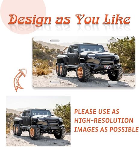 لوحة ترخيص مخصصة لمقدمة السيارة، أضف نص الصور المخصص الخاص بك، صورة، صورة، تصميم فني للشعار، علامات السيارات، لوحات ترخيص أمامية مقاس 6 × 12 بوصة (متعددة-01) من الألومنيوم in Kuwait