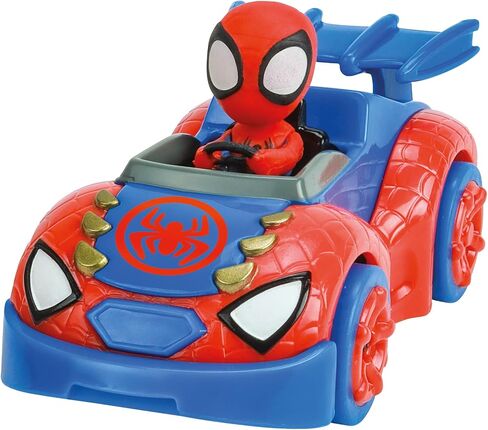 Carrera First Spidey - It's Spidey Time Slot Car Race Track - Includes 2 Cars: Spidey and Spin - Battery-Powered Beginner Toy Racing Set for Kids Ages 3 Years and Up in Kuwait
