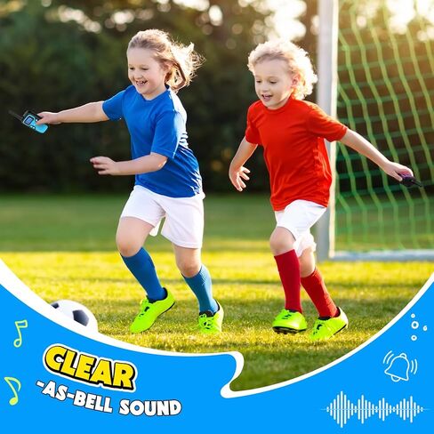 Wishouse Walkie Talkies for Kids Rechargeable Long Range,Xmas Birthday Gift for 5 6 7 8 9 10 11 12 Year Old Boys Girls,Hiking Gear Camping Games with NOAA,SOS Siren,Lamp,Lanyards,Easy to Use,4 Pack in Saudi Arabia