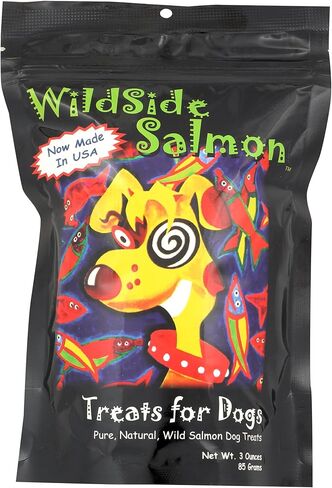 WildSide Salmon - Wild Alaskan Freeze Dried Salmon Treats for Dogs, 3 oz (3 Pack) in Saudi Arabia