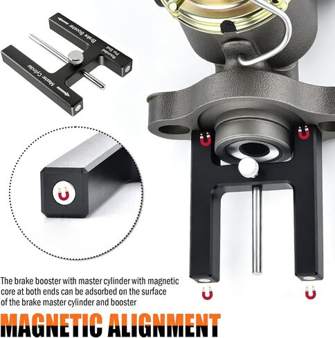 Stacool Brake Booster Adjustment Tool with Magnetic,Aluminum Brake Adjustment Tool for Adjusting Braking Distance,Universal Push Rod Brakes Adjustments Tools with Master Cylinder in Kuwait