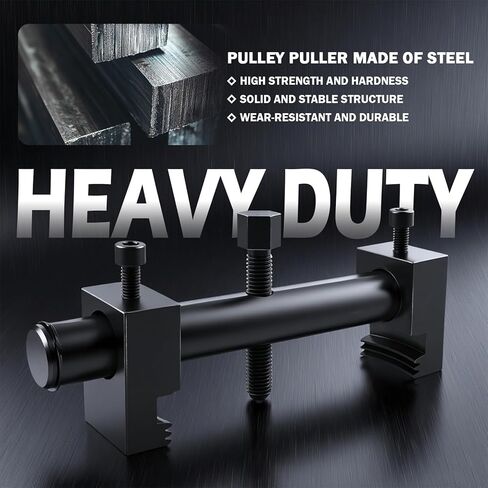 17mm Drive Pulley Puller Tool with Hexagonal Wrench,Heavy Duty Adjustable Crankshaft Pulley Removal Tool for 40-160mm,Professional Crank Pulleys Removal Tools for Crankshaft,Pump in Kuwait