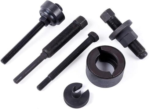 Power Steering Pump Pulley Removal Tool,Power Steering Pulley Puller/Installer Tool Set,Pump Pulley Puller Remover and Installer Set Tools Compatible with Ford, GM, VW and Chrysler Vehicles in Kuwait